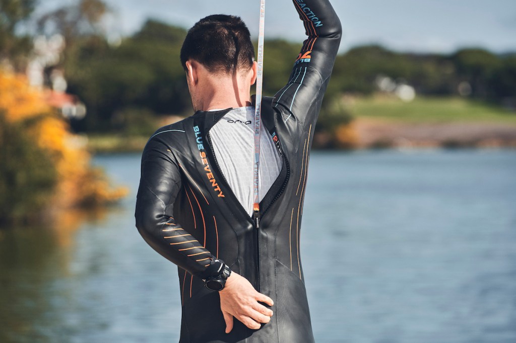 Blueseventy Reaction wetsuit rear