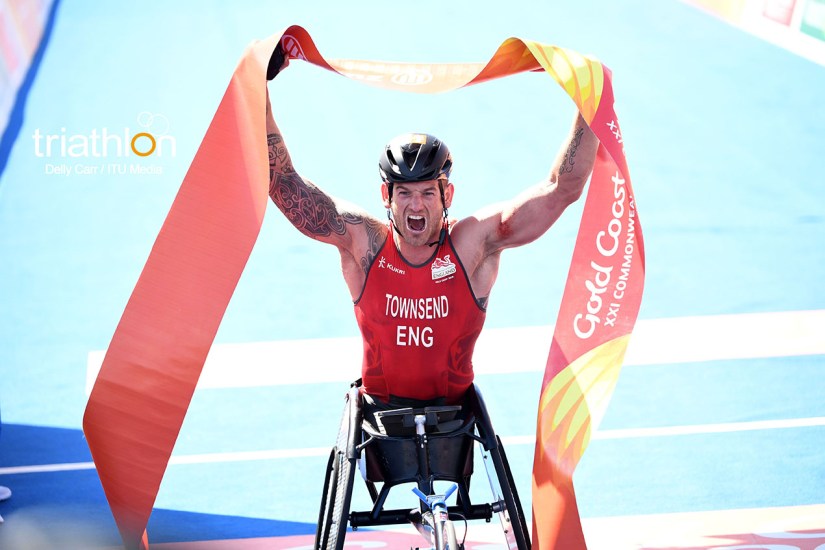 Joe Townsend wins first Commonwealth Games paratriathlon gold