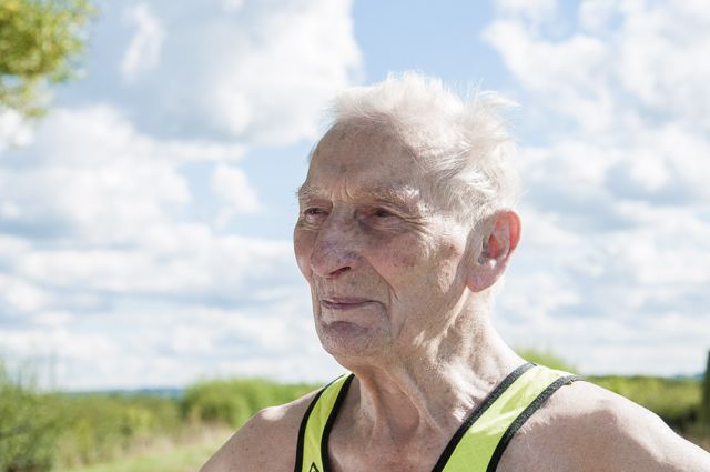 Profile: world’s oldest triathlete