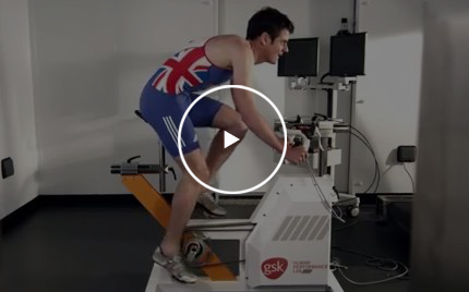 Video: Jonny Brownlee at the GSK Human Performance lab