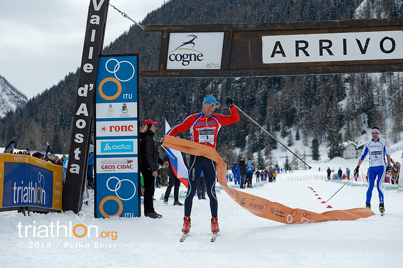 Andreev wins ITU Winter Triathlon Champs yet again