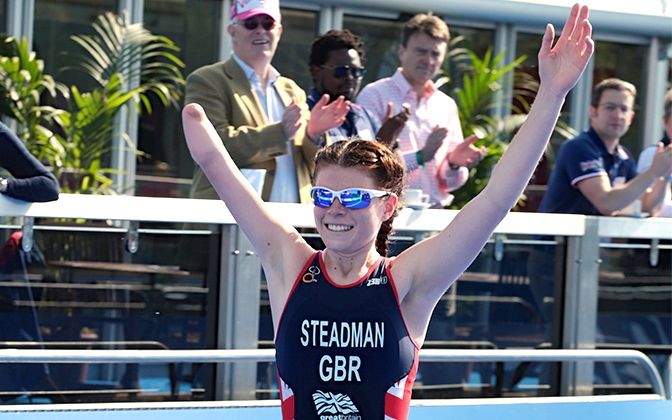 British paratriathletes scoop four golds in sunny Hyde Park