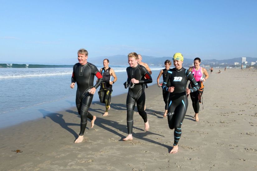 In pictures: Gordon Ramsay training in California for Ironman World Champs 2014