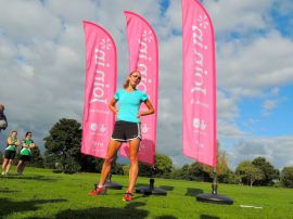 Gallery: Chrissie Wellington picks up the baton for Join In Summer Relay