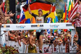 Sebastian Kienle wins Kona 2014