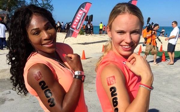 Serena Williams completes triathlon in the Bahamas