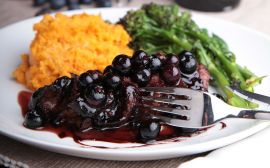 20min recipe: Venison steak