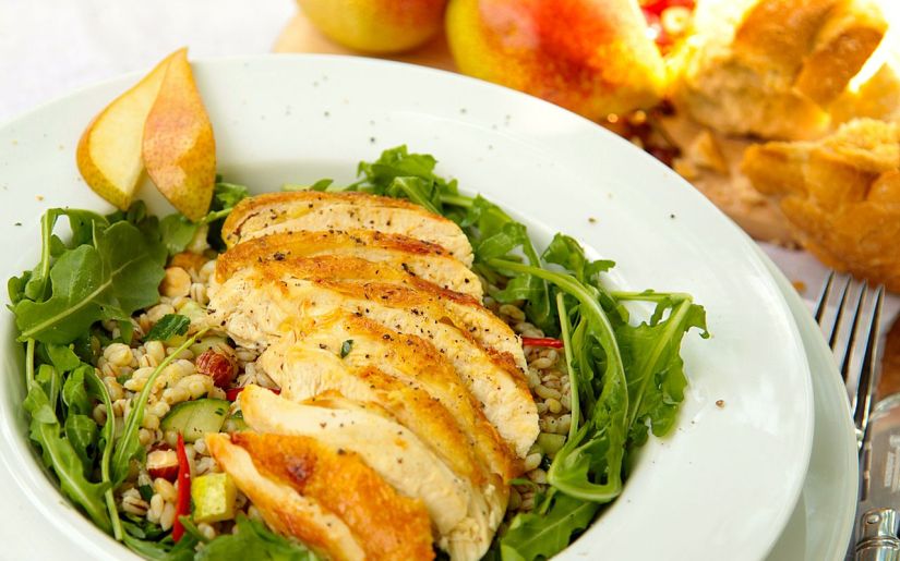 25min recipe: Warm chicken salad