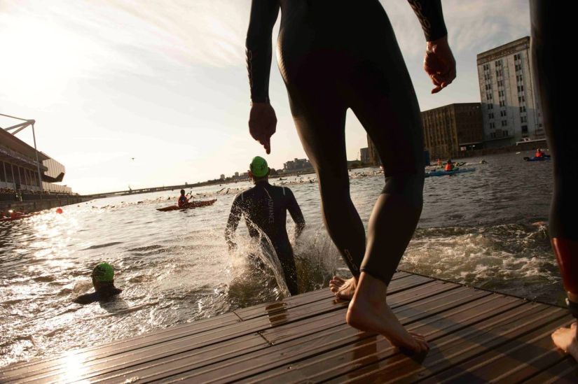 Prepare to swim in open water for the first time