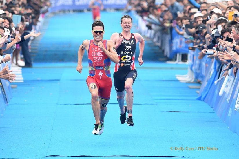 WTS Yokohama 2015: Javier Gomez beats Alistair Brownlee to gold