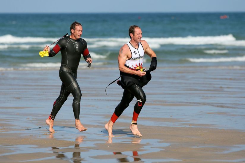 Open-water swim tactics