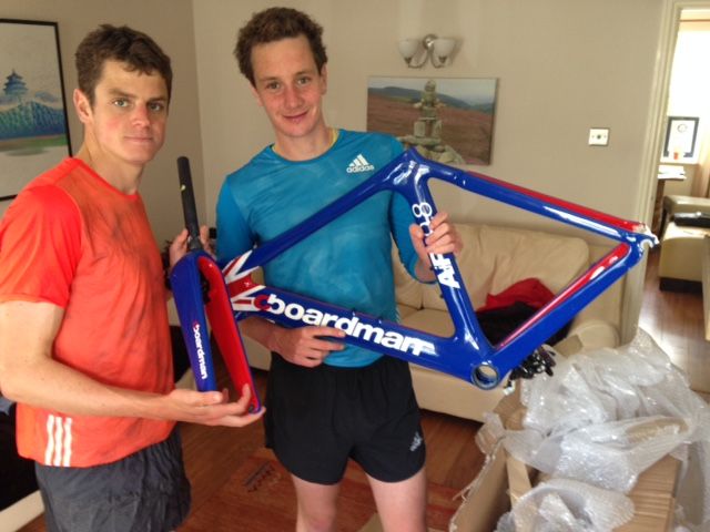 Brownlees get new patriotic paint job from Boardman Bikes – in pics