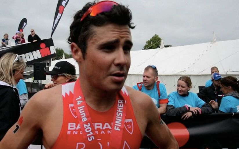 Post-race interview with Javier Gomez at Ironman 70.3 Staffs (video)