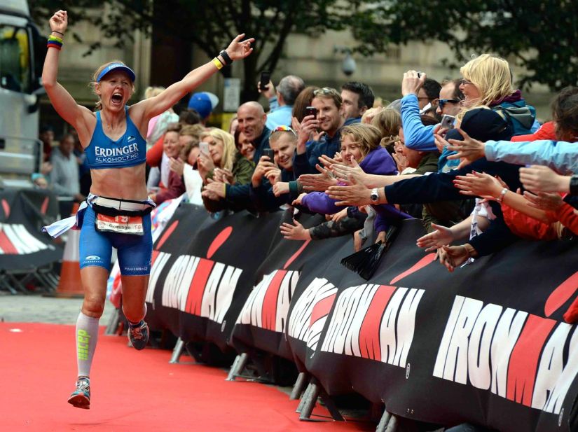 David McNamee and Lucy Gossage clinch Ironman UK 2015