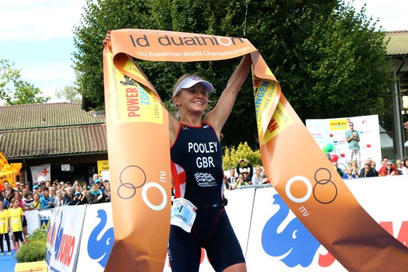 Britain’s Emma Pooley crowned 2015 ITU Powerman Long Distance Duathlon World Champ