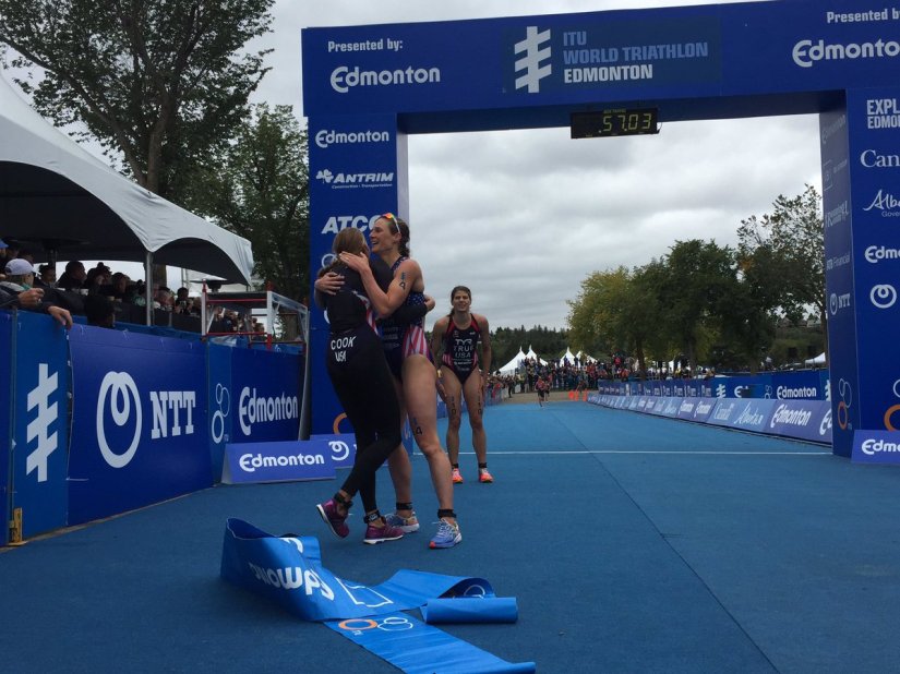 WTS Edmonton: Summer Cook claims first World Triathlon Series victory