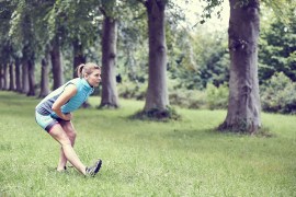 How should I warm up for a run?