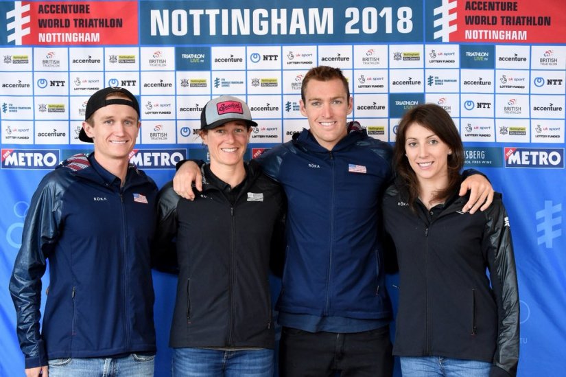 Team USA win ITU Mixed Relay in Nottingham