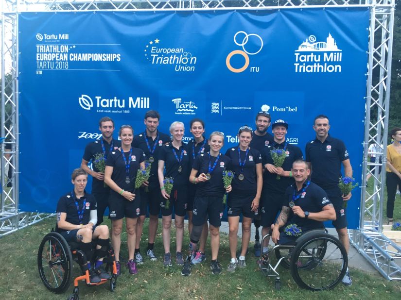 9 medals for British paratriathletes at European Paratriathlon Championships