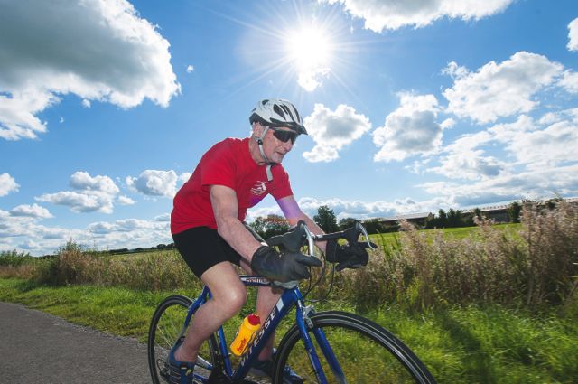 Arthus on his bike