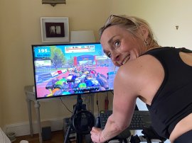 Ride with Louise Minchin in Zwift charity challenge!