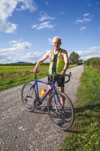 Arthus on his bike