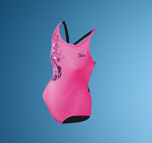 Speedo Rome Placement swim suit