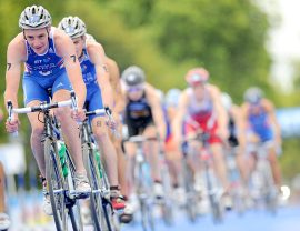 Brownlee brothers podium in Hyde Park