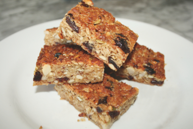 Nut and Cherry Energy Bars