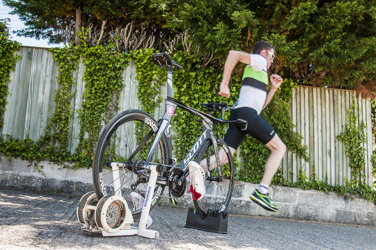 Joe Beer in brick training