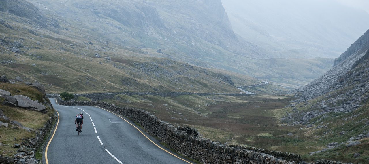 Cyclist at the Brutal Extreme Triathlon 2014