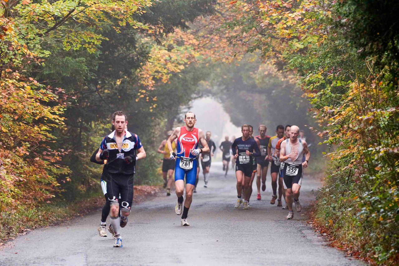 Athletes running for the BallBuster