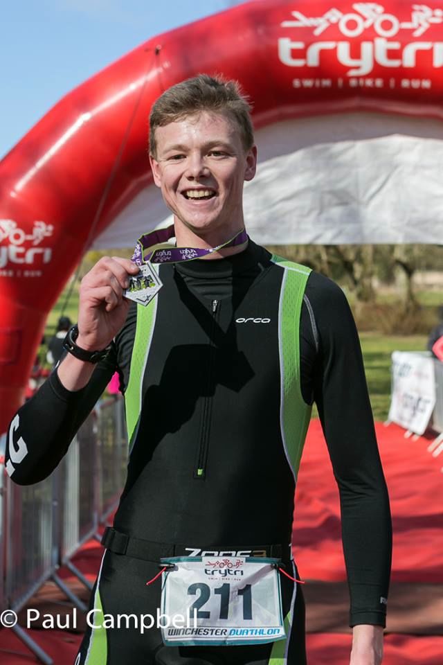 George Payne wins Winchester Duathlon