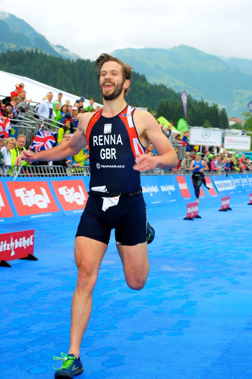 Phil Renna racing at Kitzbühel