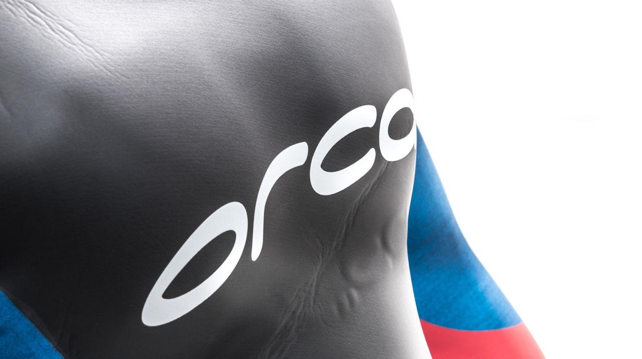Detail on Orca Alpha wetsuit