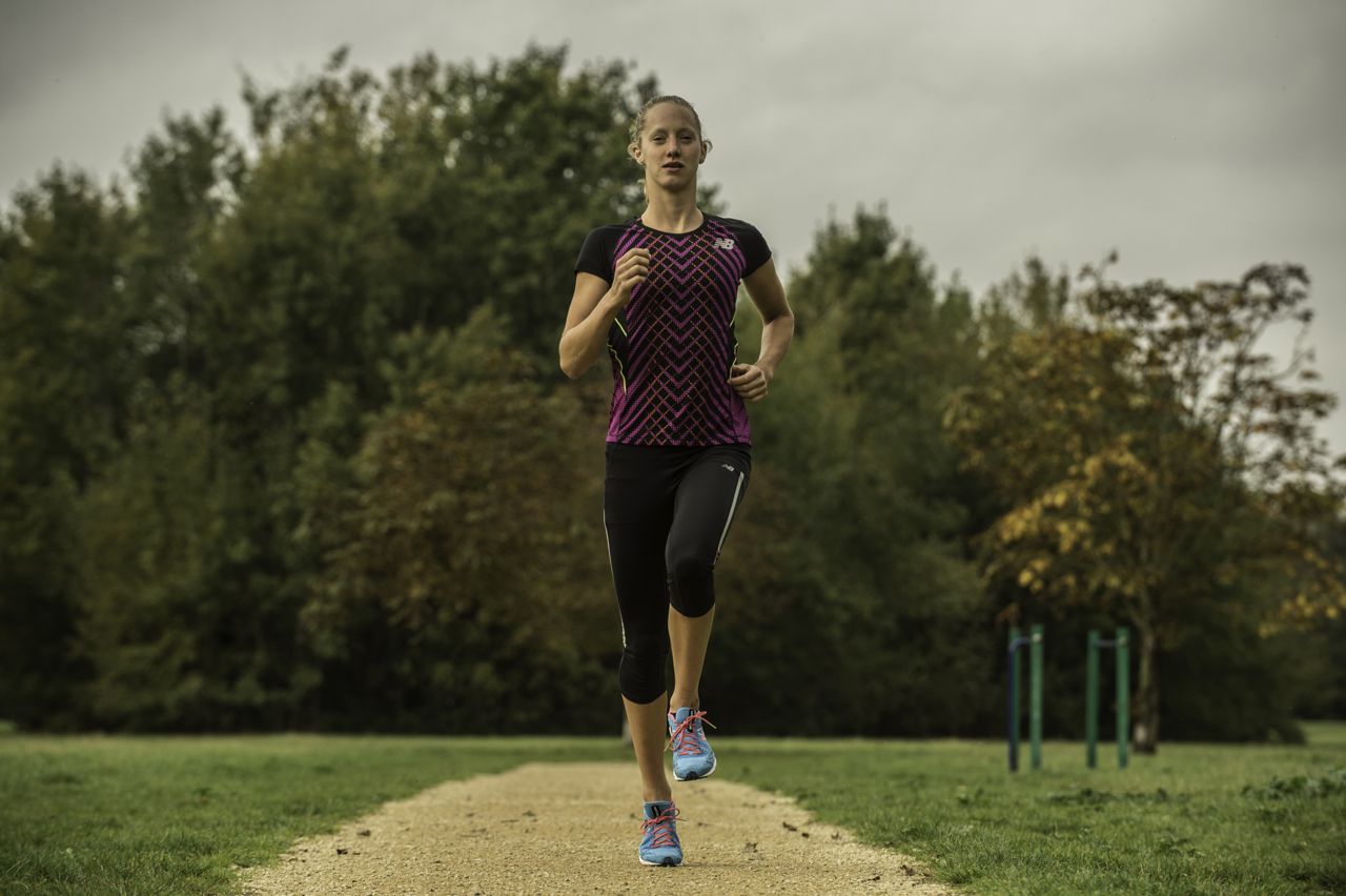 Emma Pallant in run training