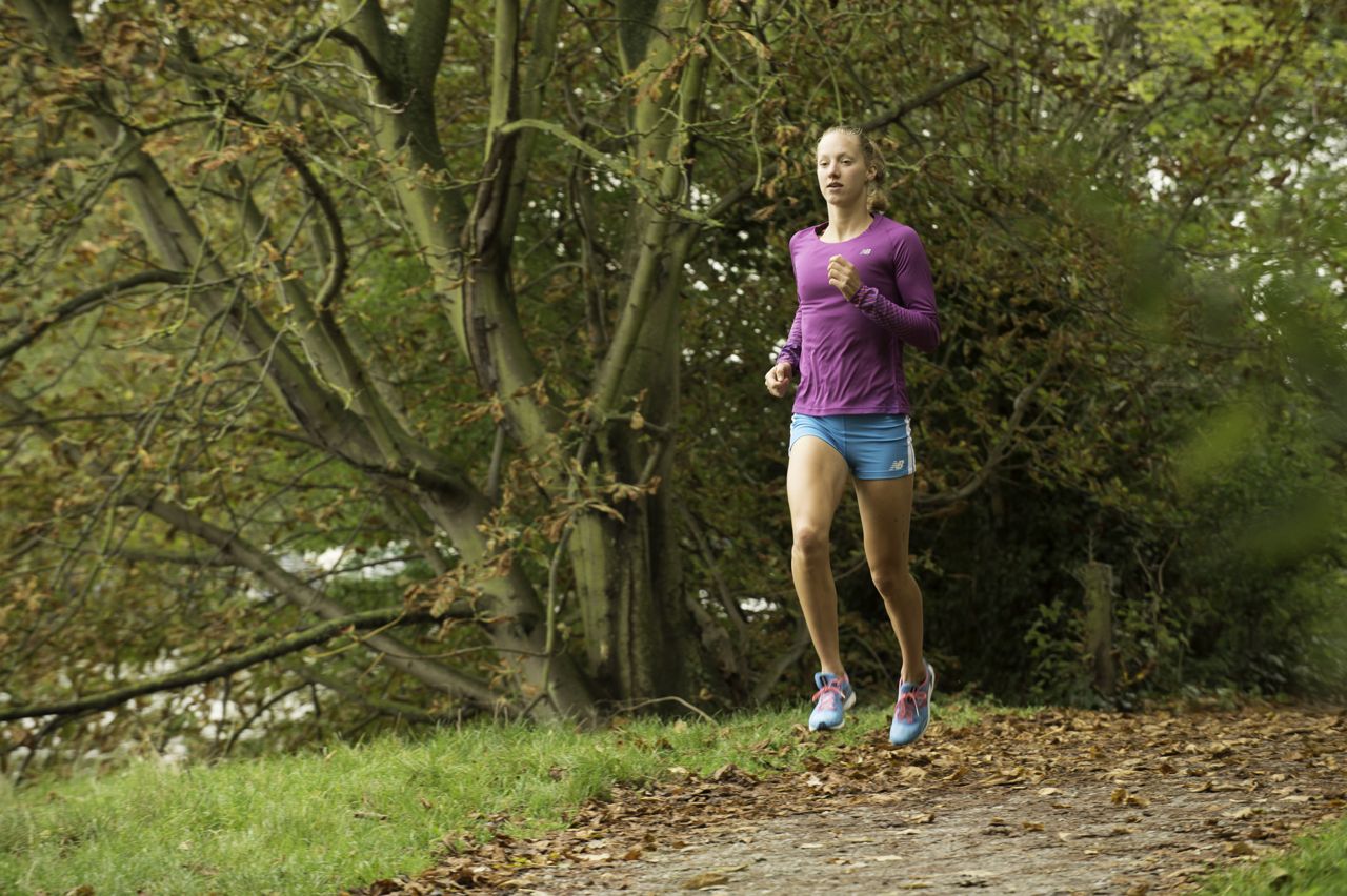 Emma Pallant in run training