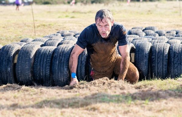 Athlete going through The Graveyard at Tuff Enuff 2014