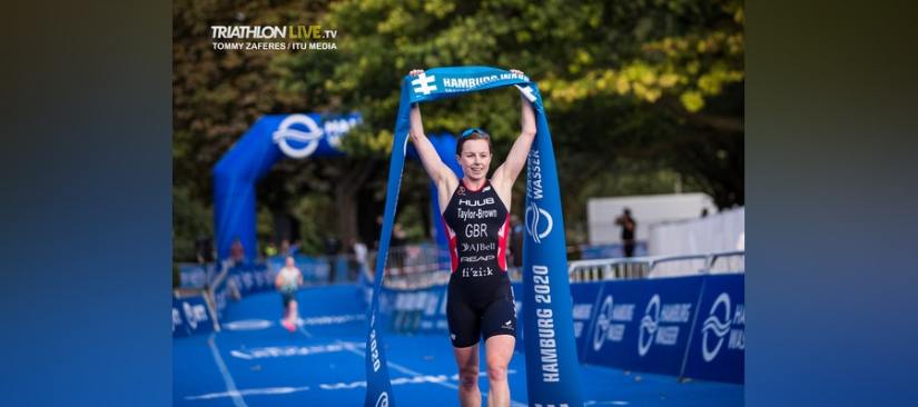 Taylor-Brown wins first world triathlon title