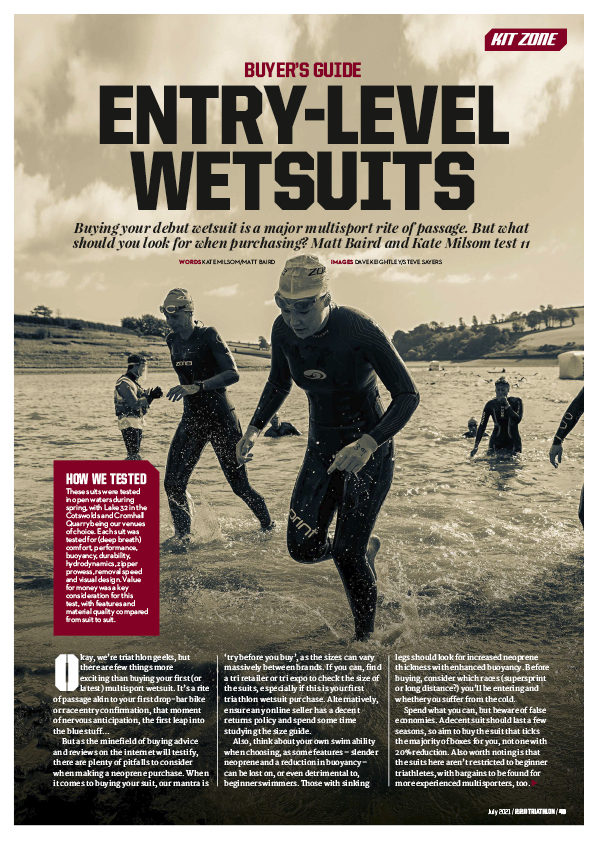 Entry-level wetsuit reviews