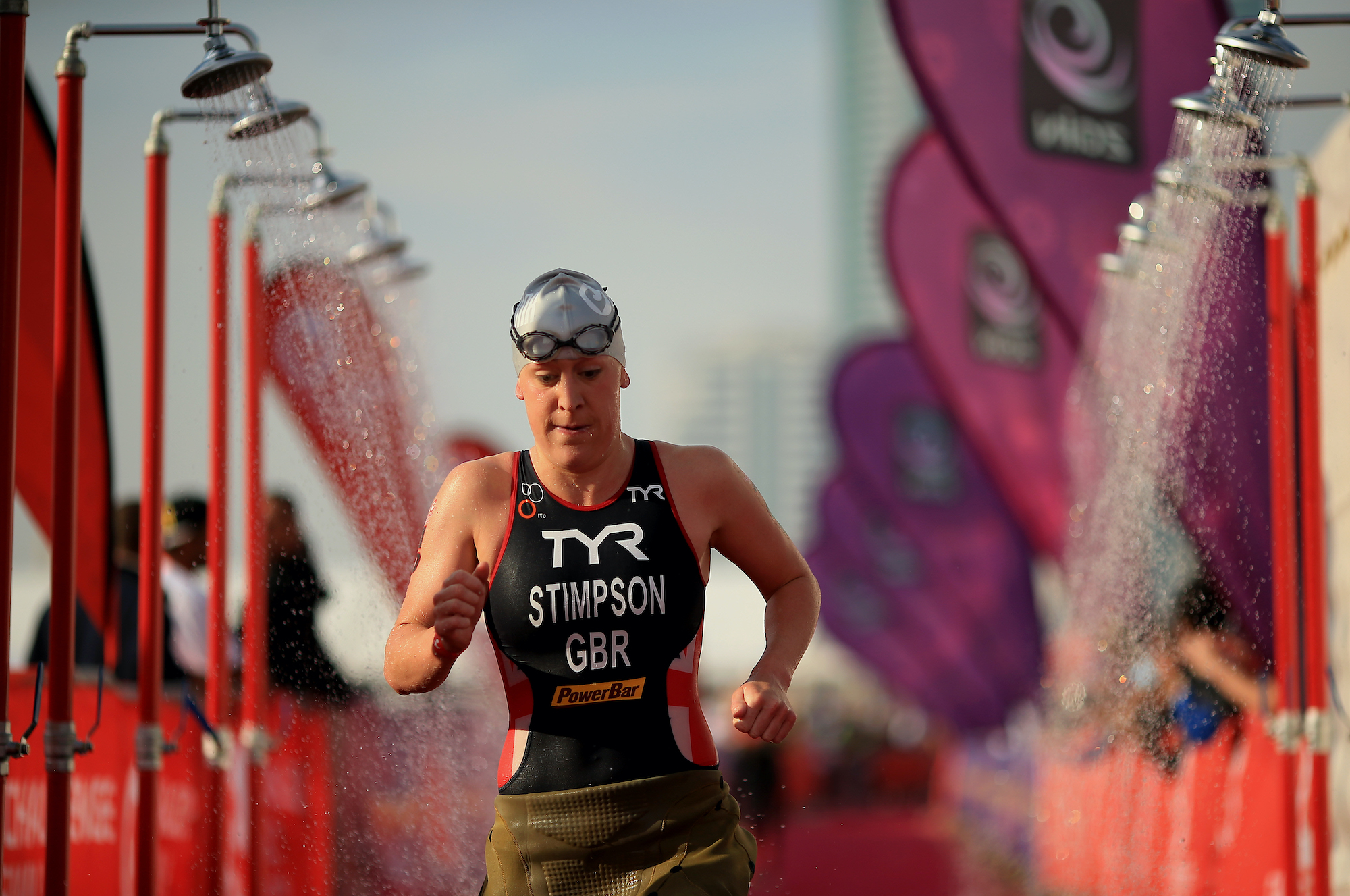 Jodie Stimpson racing at Challenge Bahrain