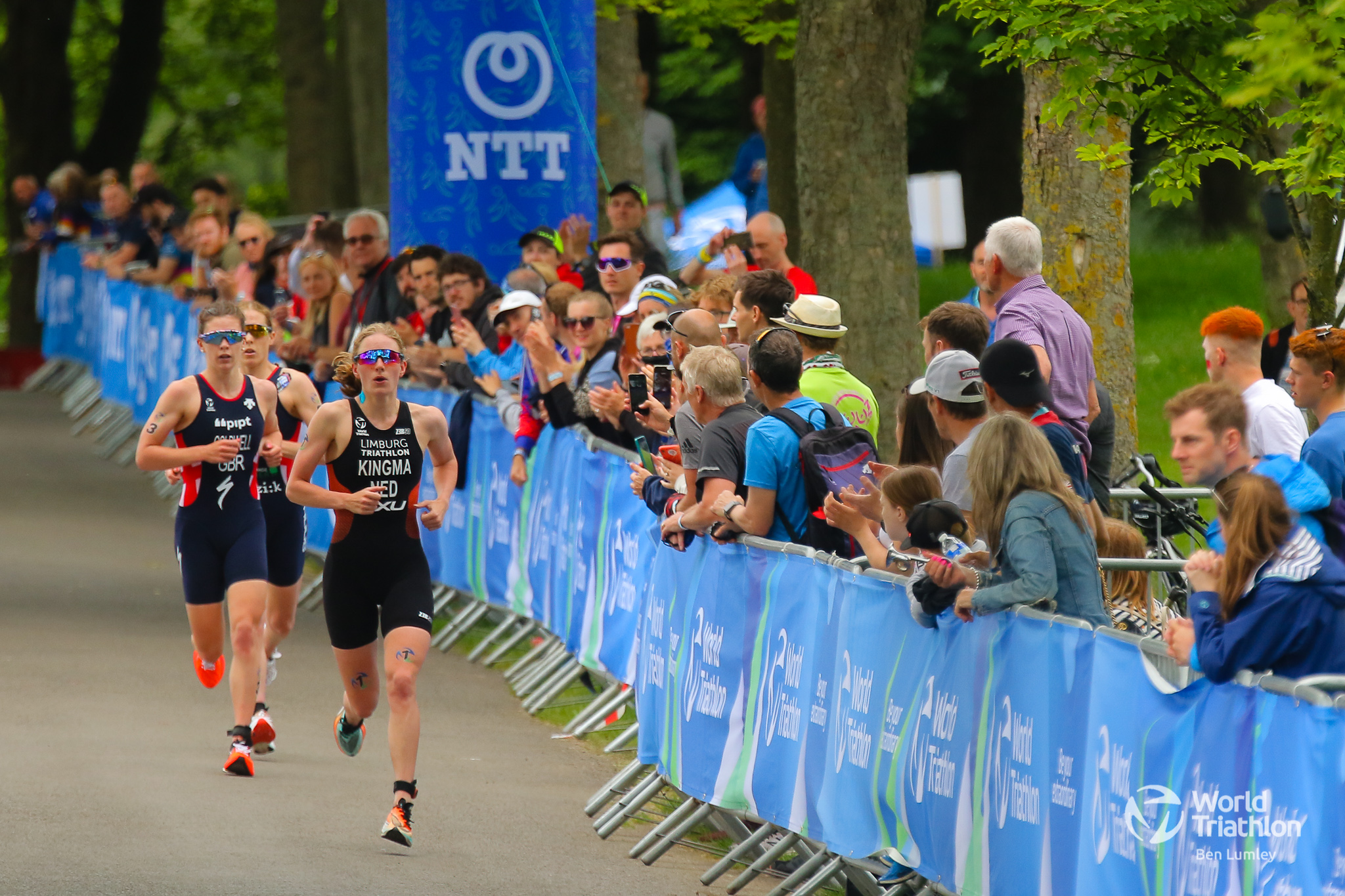 Mingma racing with Leamonth and Coldwell at Leeds triathlon