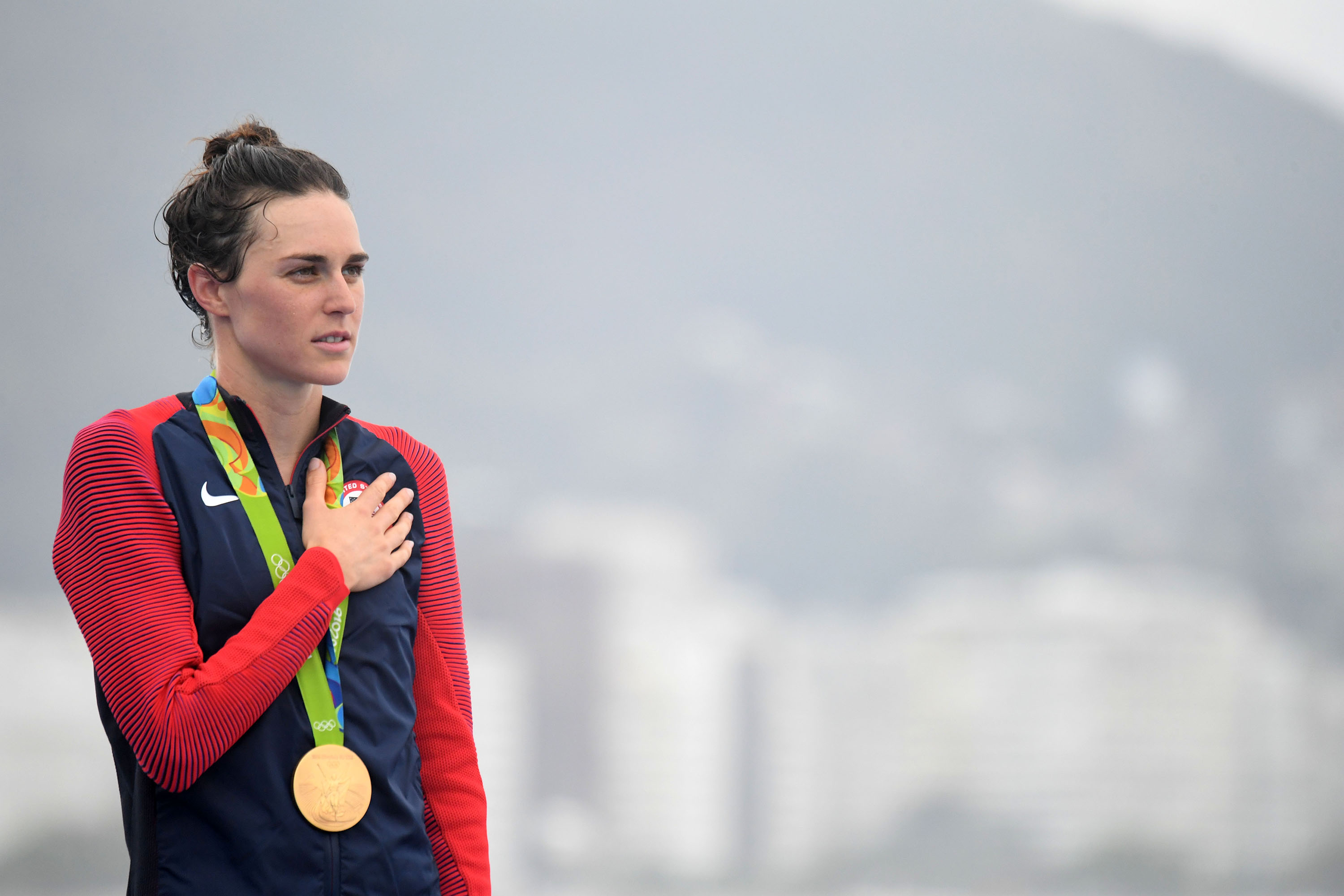 Gwen Jorgensen wins gold in Rio