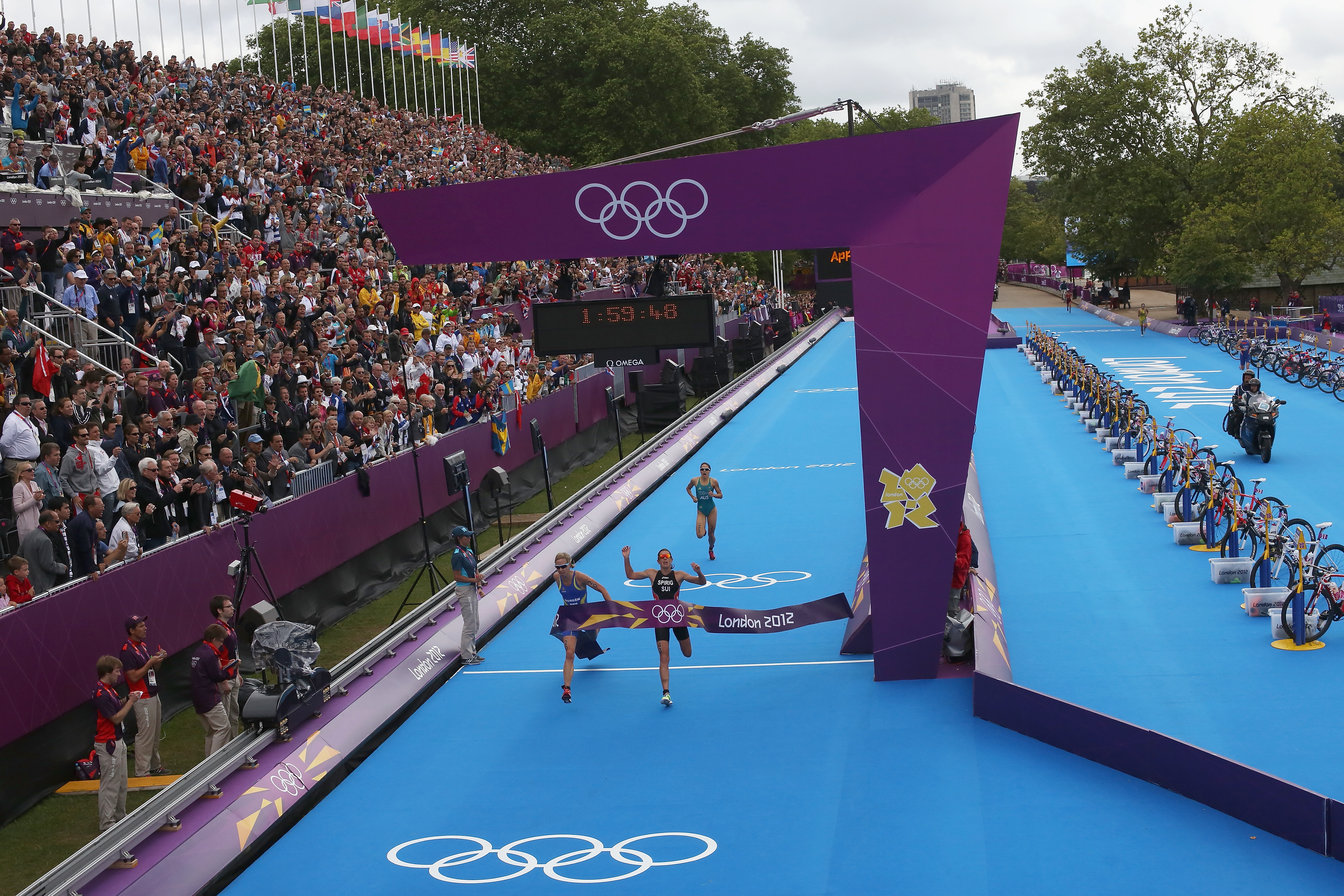 Spirig pips Norway's Norden to gold at the London 2012 Olympics / Getty Images