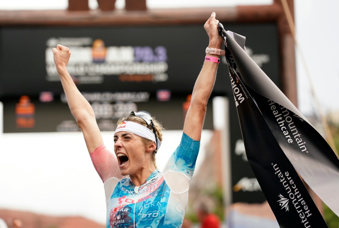 Lucy Charles-Barclay wins Ironman 70.3 St George