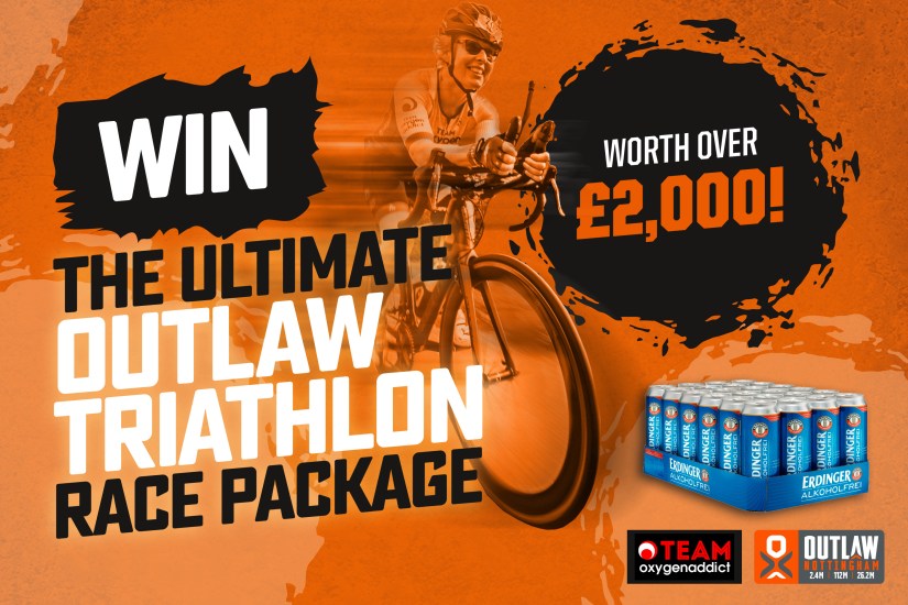 Win the ultimate Outlaw Triathlon race package, worth over £2,000!