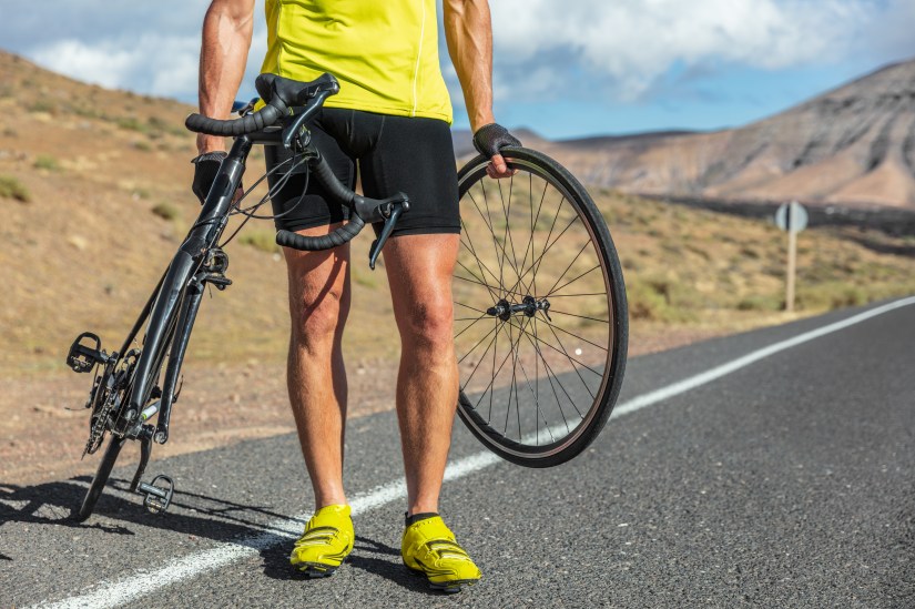 Should you ride on a puncture?