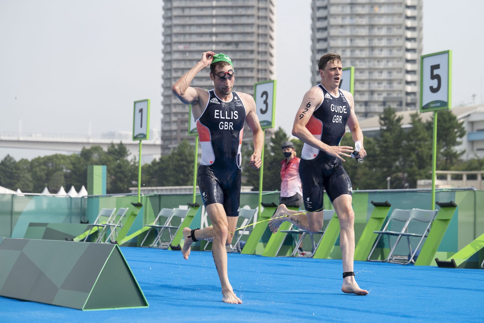 Dave Ellis and Luke Pollard racing at Tokyo 2020