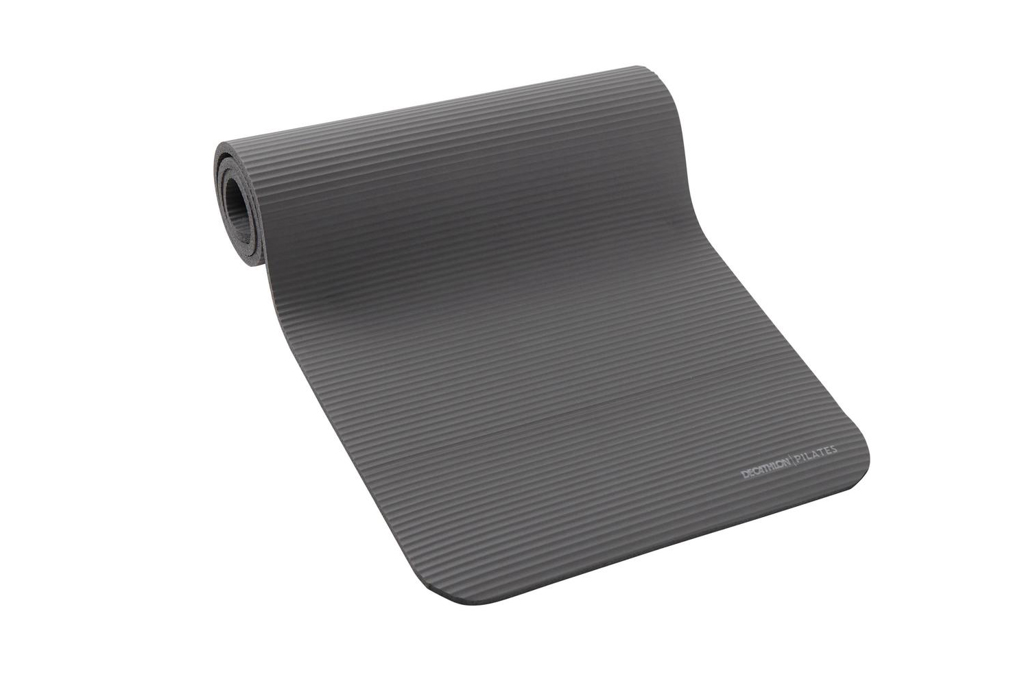 Thick grey exercise mat