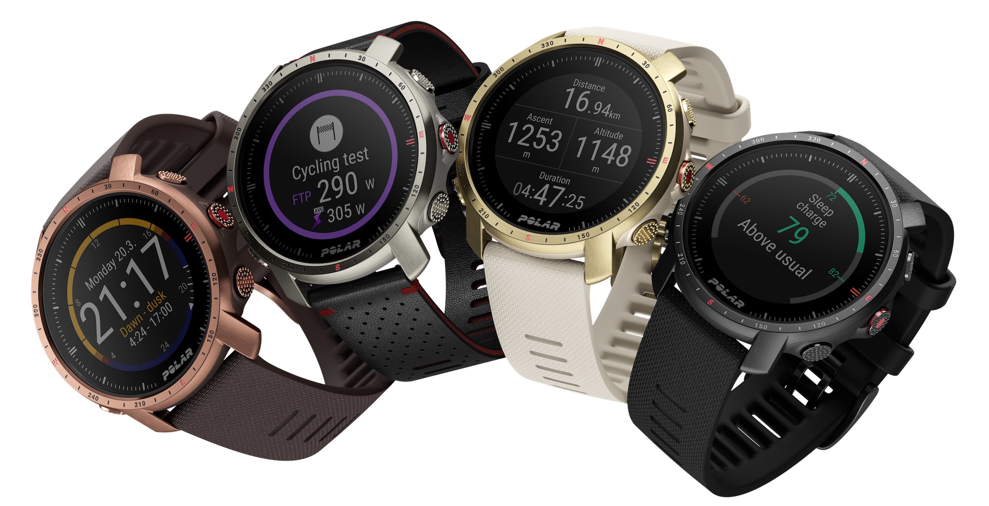 Polar Grit X Pro watches